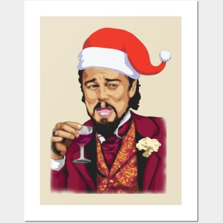 DiCaprio Laughing Posters and Art